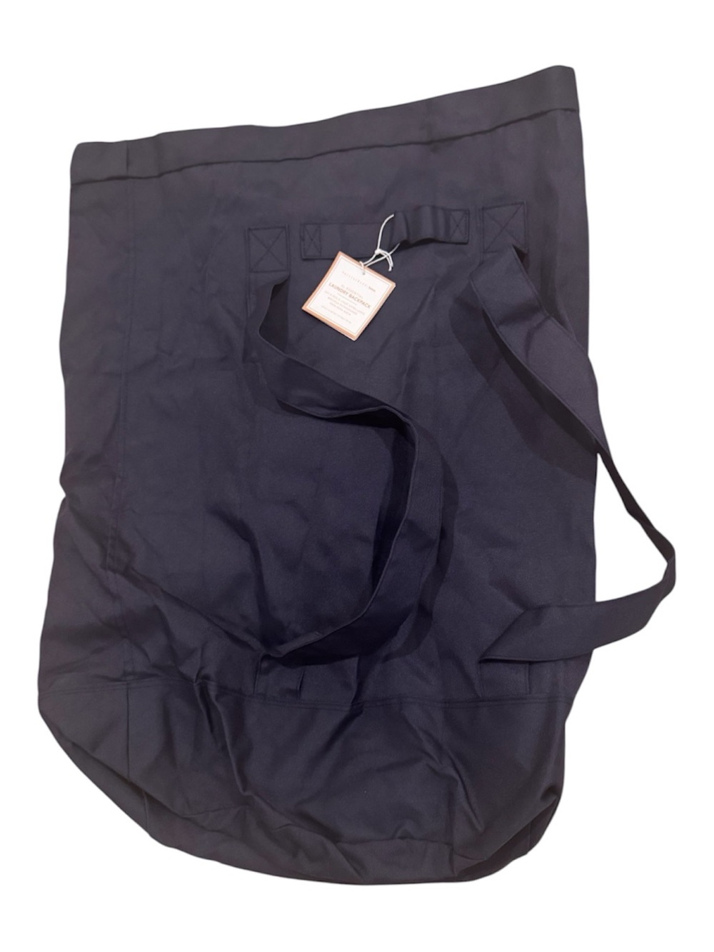 Pottery Barn Teen Navy XL Laundry Backpack NWT
